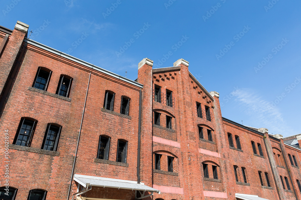 Fototapeta premium Yokoham red warehouse