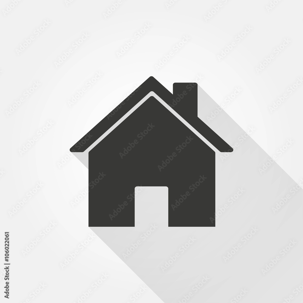 Home - vector icon. Home - vector icon.