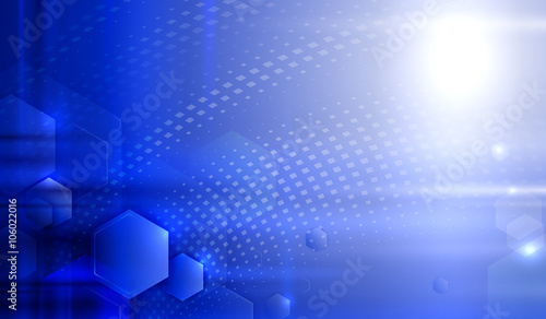 Blue abstraction