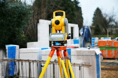 Vermessung auf der Baustelle