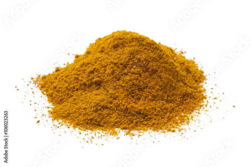 Heap of turmeric powder