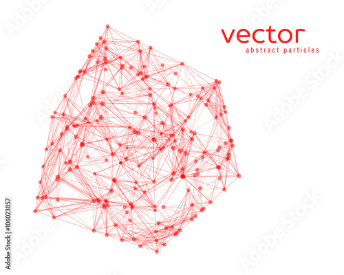 Abstract vector illustration of cube