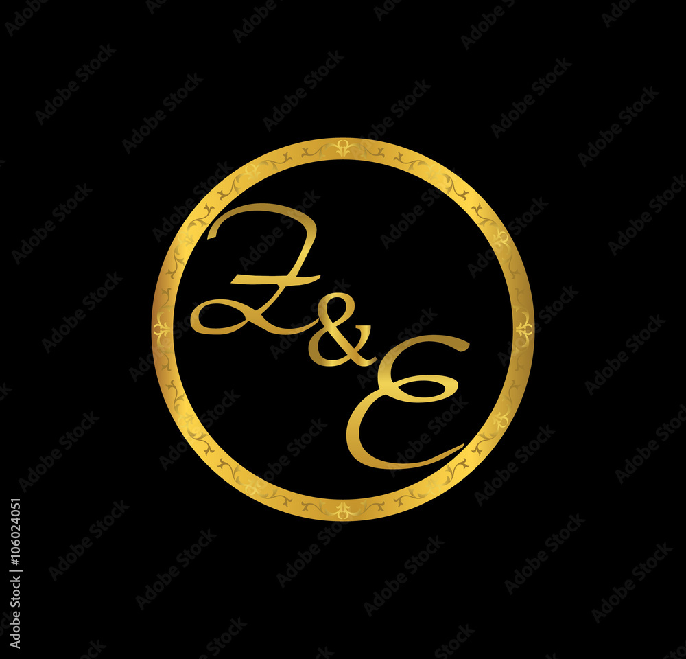 ZE initial wedding in golden ring ZE initial wedding in golden ring