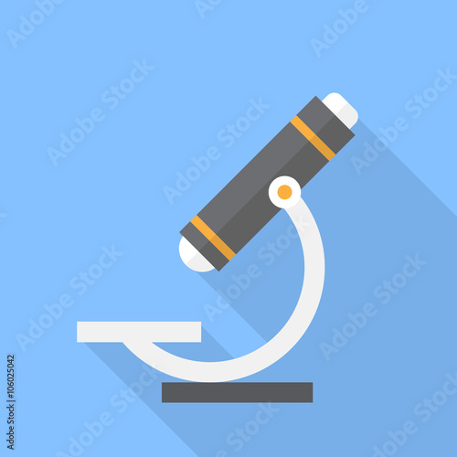 Lab microscope. Vector illustration .
