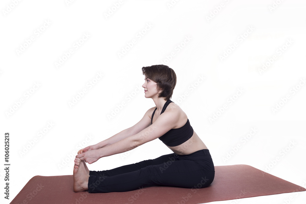 sport yoga woman isolated sport yoga woman isolated