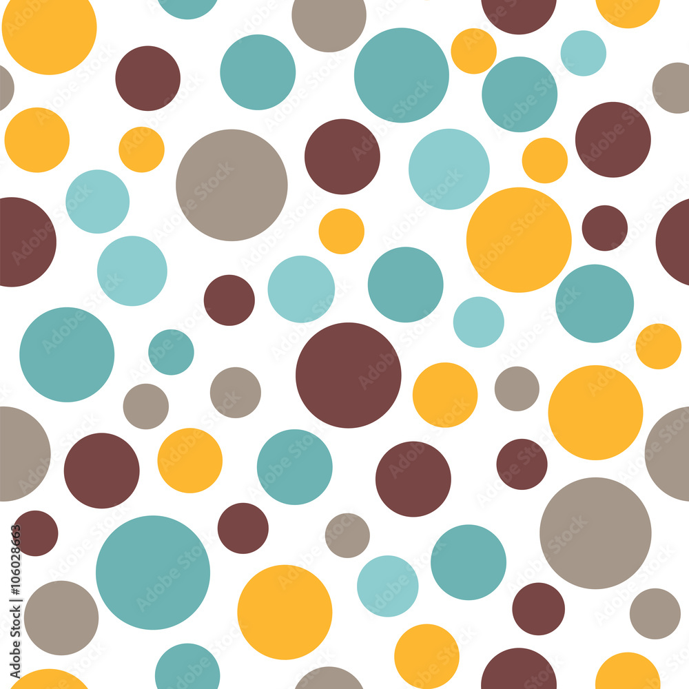 seamless Polka dot pattern background