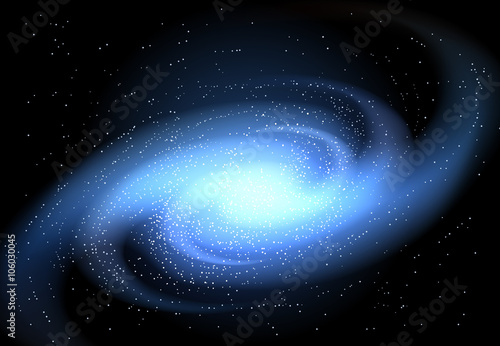 Galaxy vector background