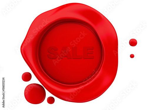 3D wax seal sale photo