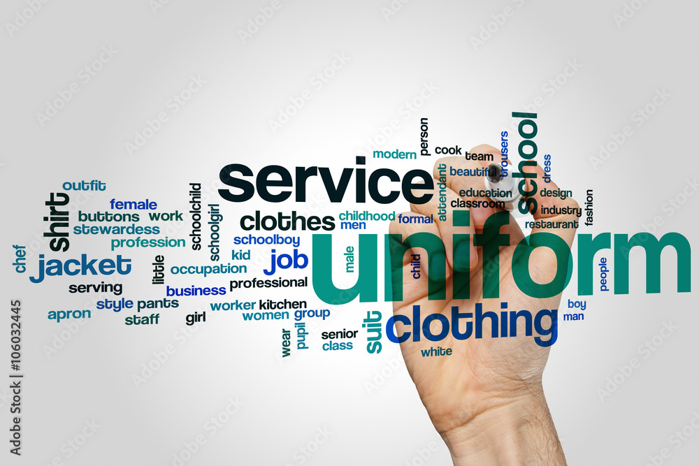 Uniform word cloud Uniform word cloud