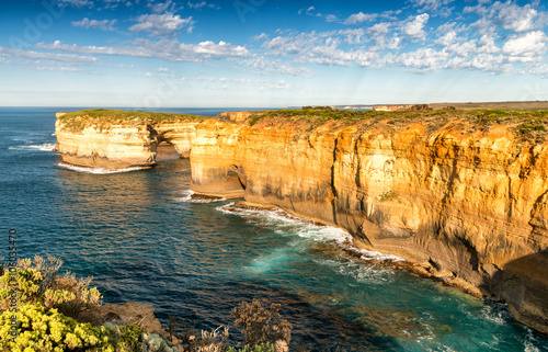 Amazing cliffs of Great Ocean Road in Victoria - Australia