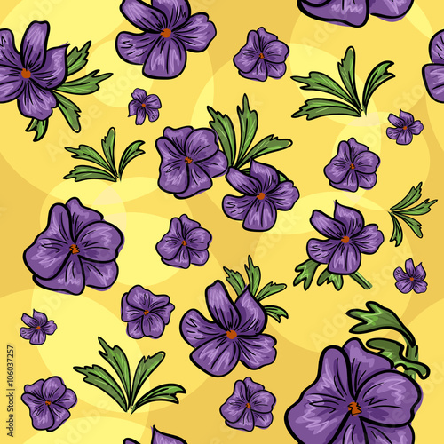 Seamless floral background