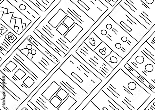 Website Layout Doodles