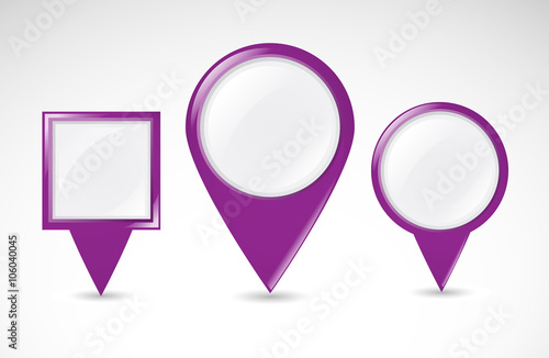 Violet vector buttons. Free Download Violet vector buttons. - GFXLoad