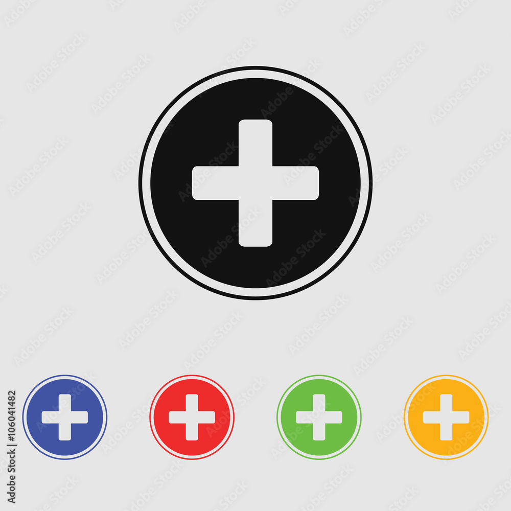 Fototapeta premium Medical cross icon