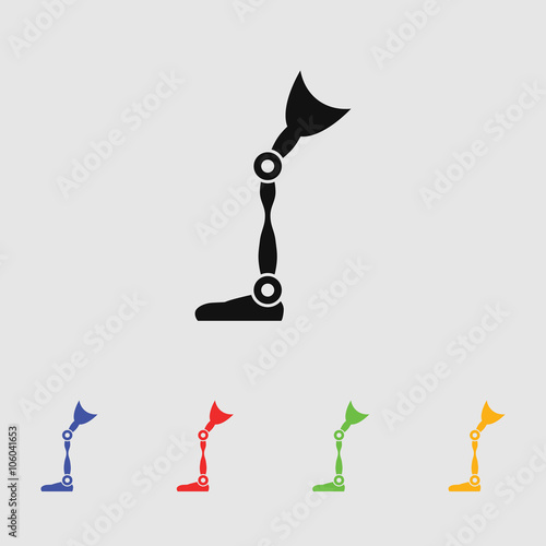 prosthetic leg icon