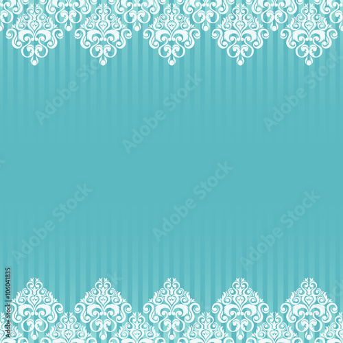 Vector seamless baroque damask luxury background