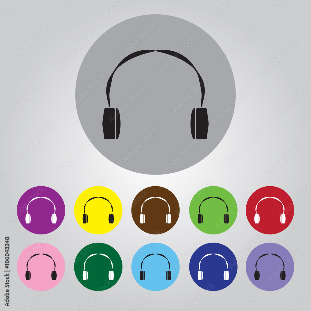 Headphone Icon Vector Headphone Icon Vector
