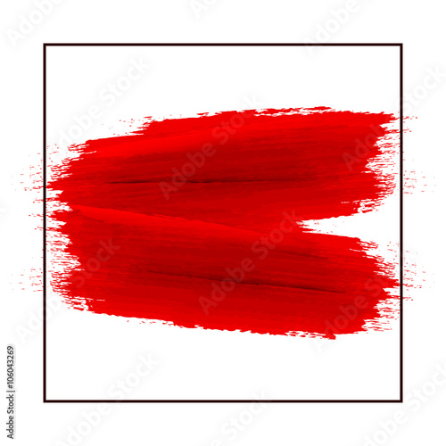 Red paint smears