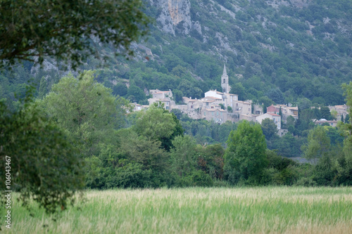 F  Provence  Vaucluse  Blick auf Monieux