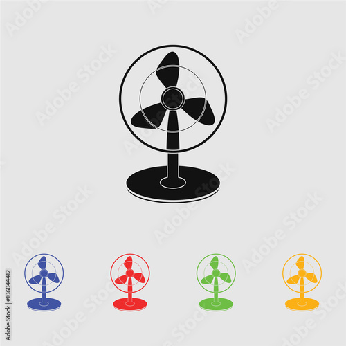 Fan Icon Vector.