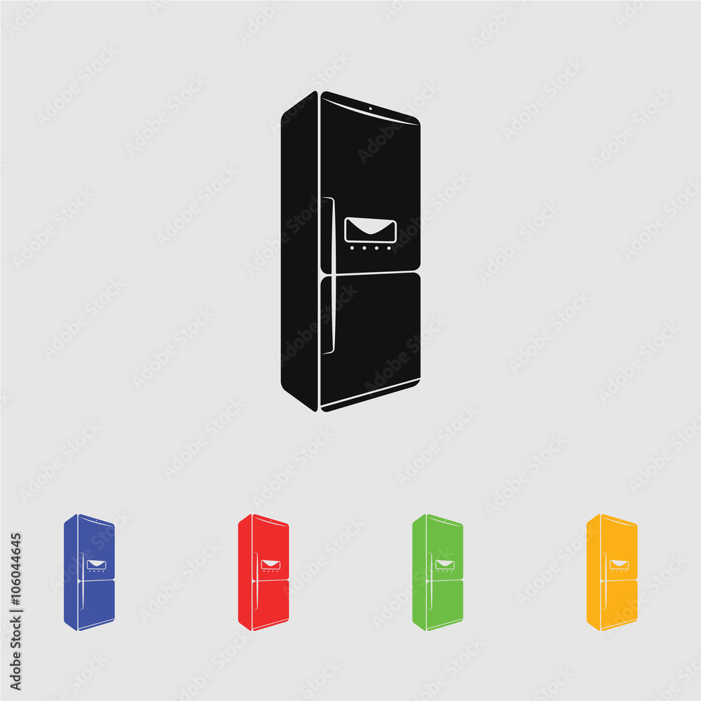 refrigerator vector icon refrigerator vector icon