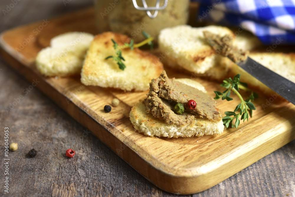 Homemade beef liver pate. Homemade beef liver pate.