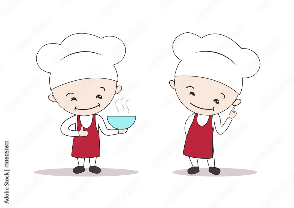 chef man guarantee and thinking about delicious food chef man guarantee and thinking about delicious food