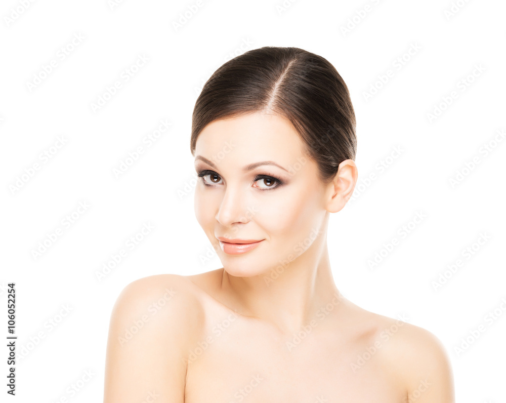 Beautiful young woman with smooth skin Beautiful young woman with smooth skin