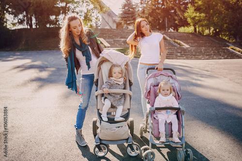 Family walk in the park © prostooleh