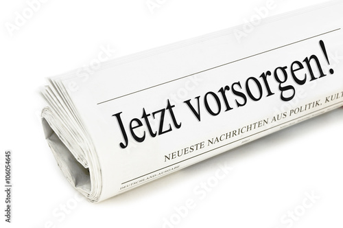 Jetzt vorsorgen