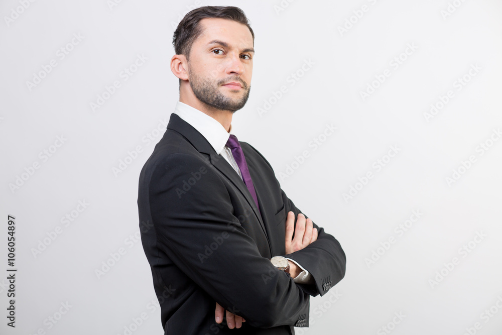 Young businessman in a suit Young businessman in a suit