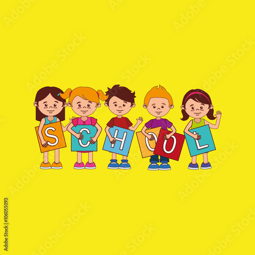 students back to school  design 