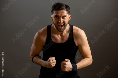 Male dancer in a studio