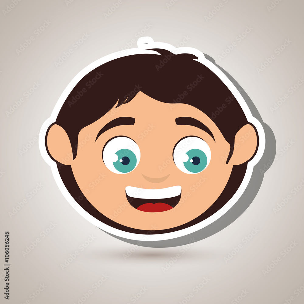 Obraz premium happy child design 