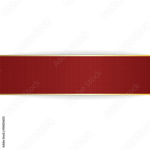 Red and golden festive Banner