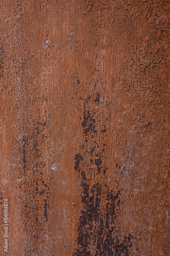 rusty metal covered with cracked paint. Vintage texture background