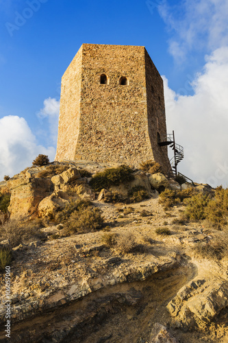 Watchtower. La Azohía, Cartagena, Costa Cálida, Región de Murcia, Spain, Europe.