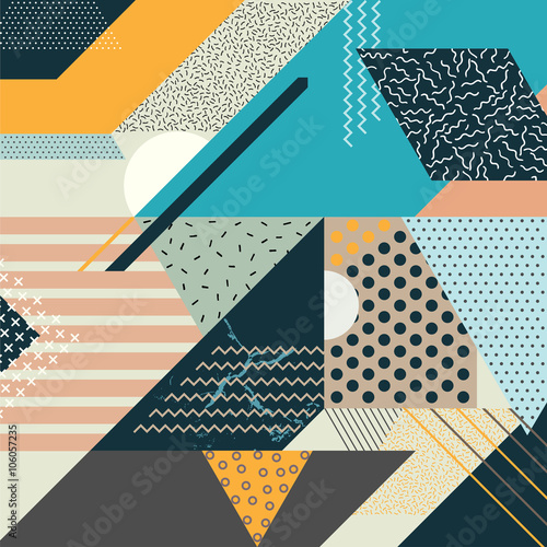 Art geometric background