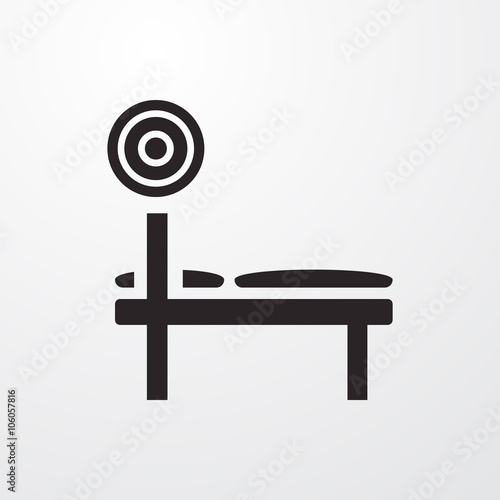 Bench press icon