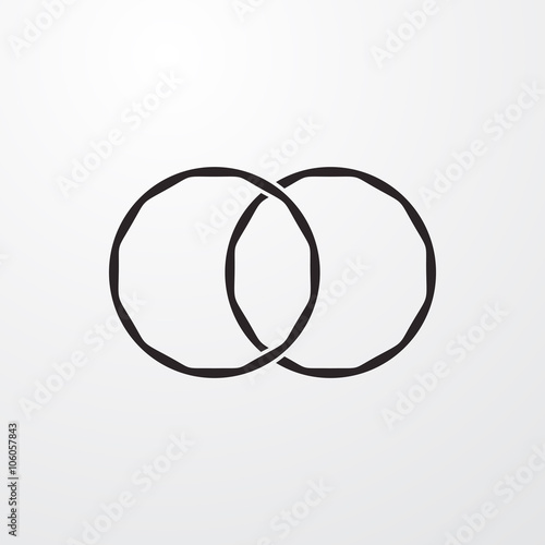 Fitness rings icon