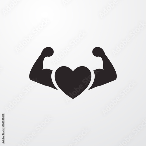 Strong heart icon