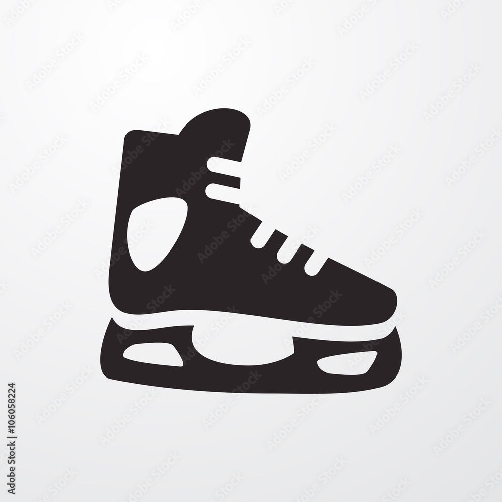 Ice skate icon Ice skate icon