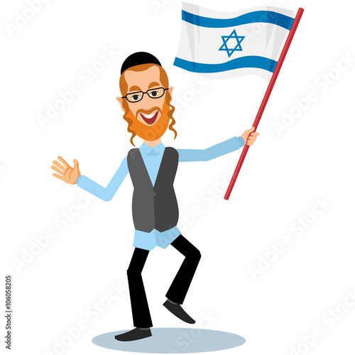 Jew with flag
