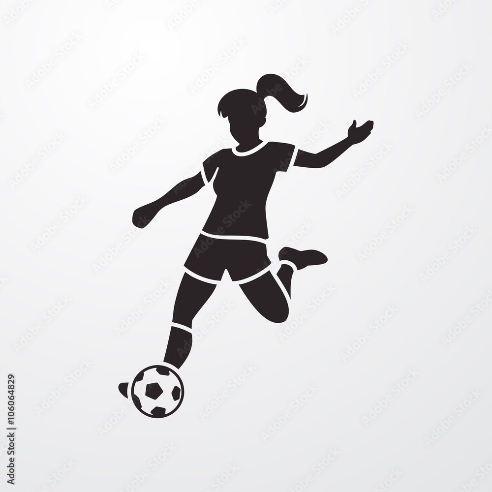 Soccer player icon