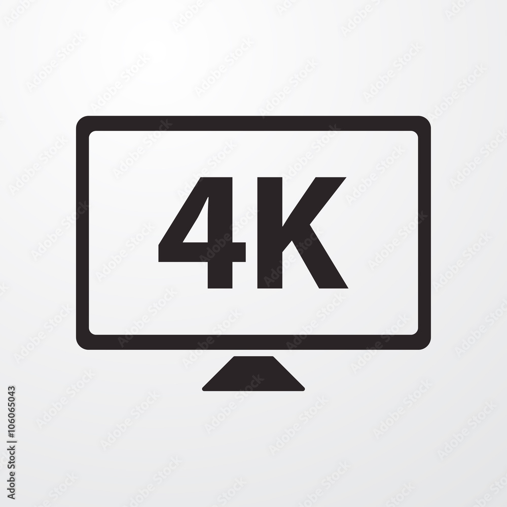 4k icon 4k icon