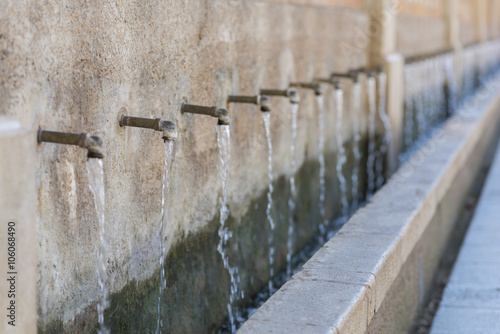 Fountain of the 50 pipes (Segorbe, Castellon - Spain). photo