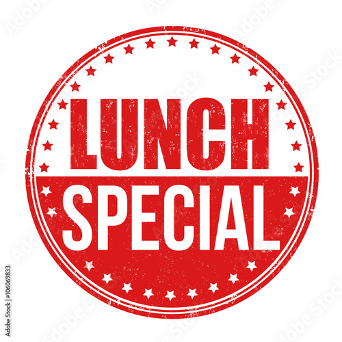 Lunch special stamp