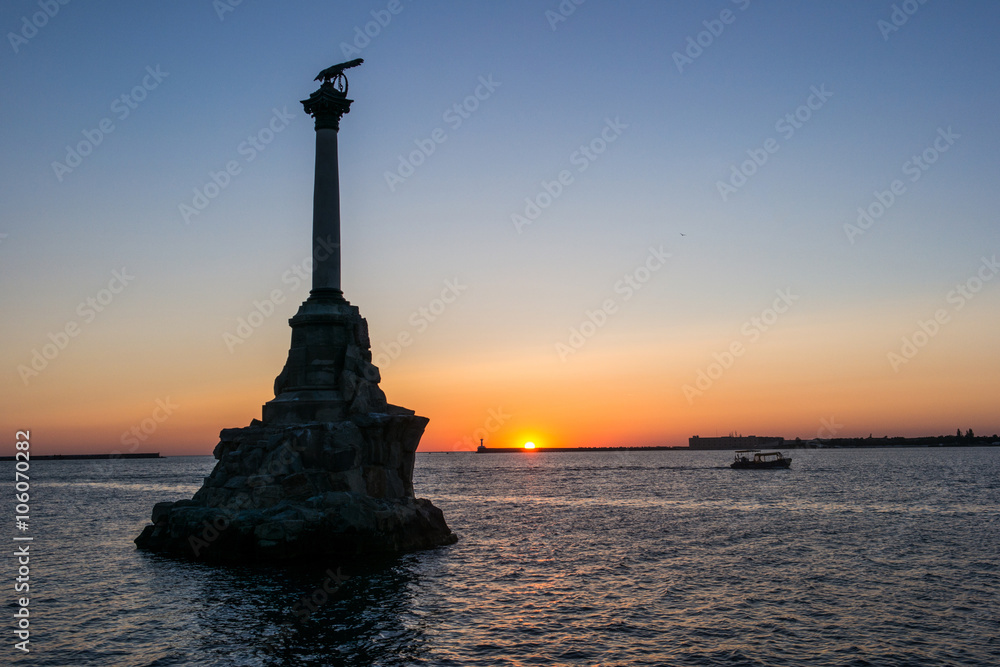 Monument to the Scuttled Ships in Sevastopol, Russia