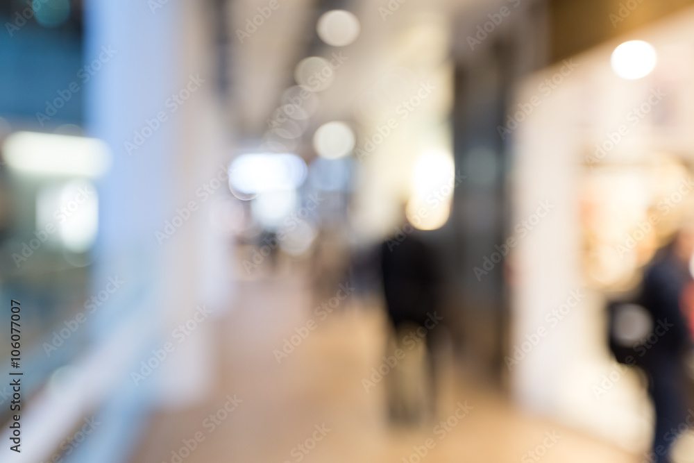 Blur background of shopping mall Blur background of shopping mall