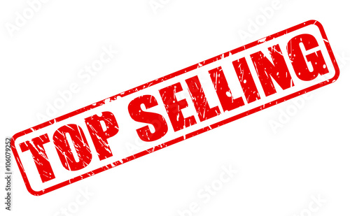 TOP SELLING RED STAMP TEXT